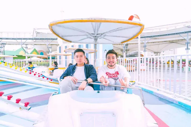 台北週末景點-兒童新樂園-旋轉飛車