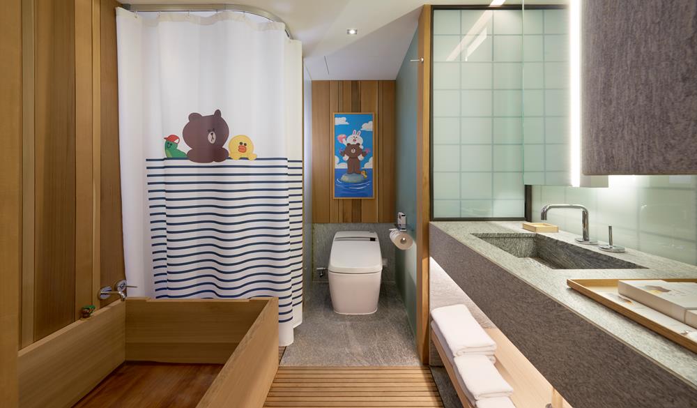 首爾明洞金色鬱金香M酒店 浴室