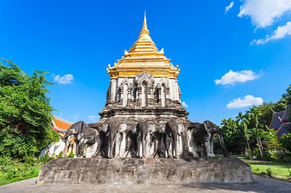 Wat Chiang Man Temple in Chiang Mai, Thailand