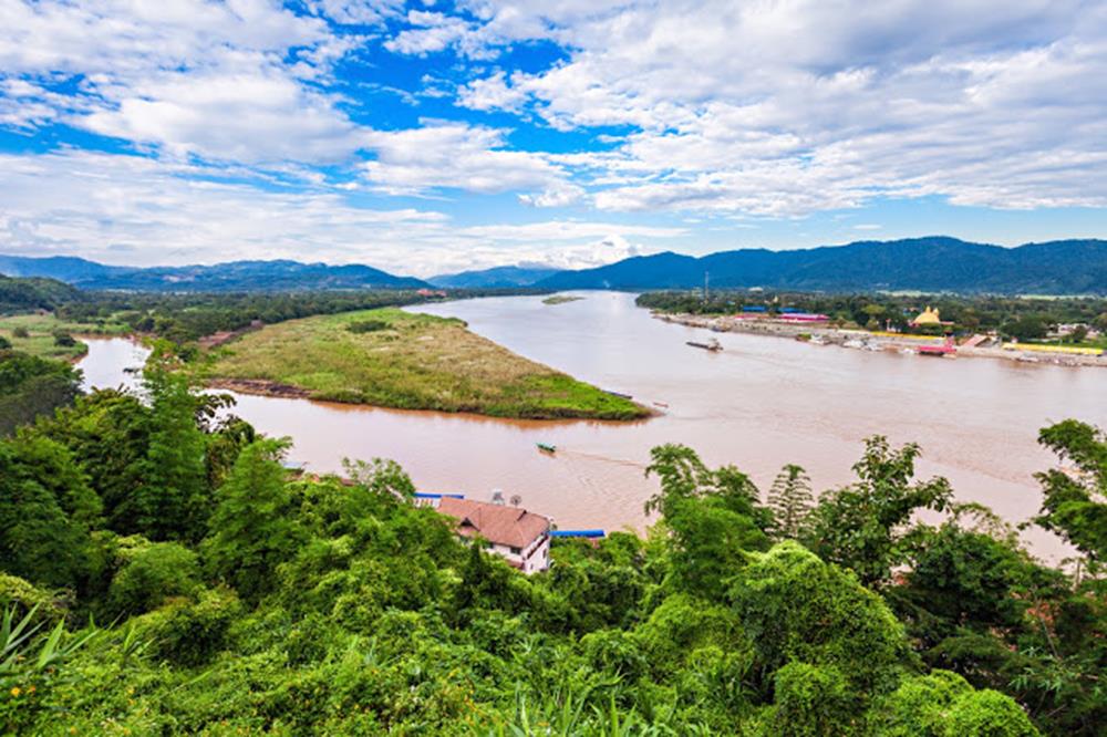 Golden Triangle at Mekong River, Chiang Rai Province, Thailand