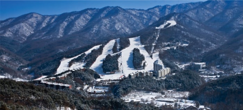 韓國-熊城滑雪場-滑雪道