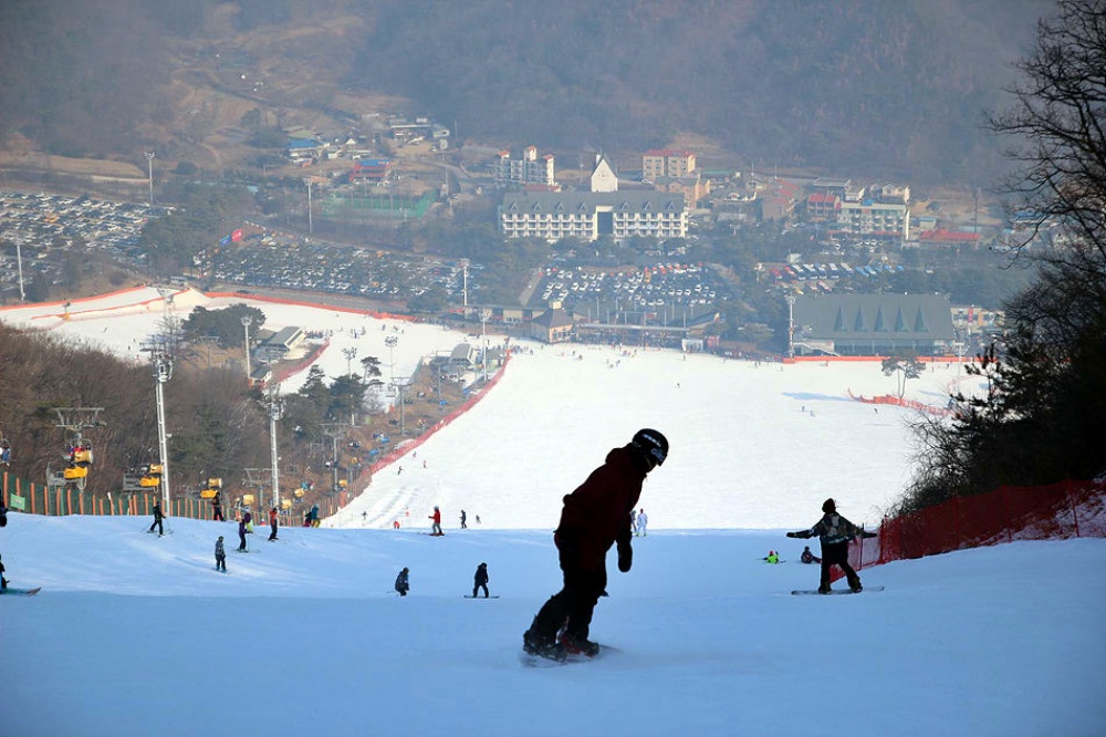 韓國-滑雪-芝山滑雪場