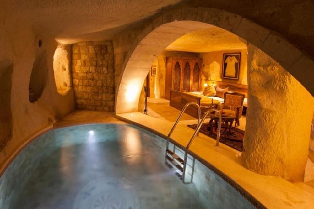 卡亞卡皮高級帕多西亞洞窟酒店—耳古樸-洞穴泳池套房