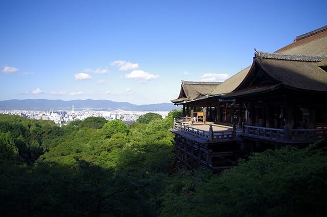 京都清水寺舞台