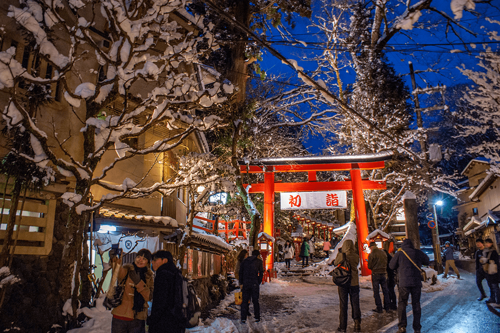 京都-賞雪-貴傳神社