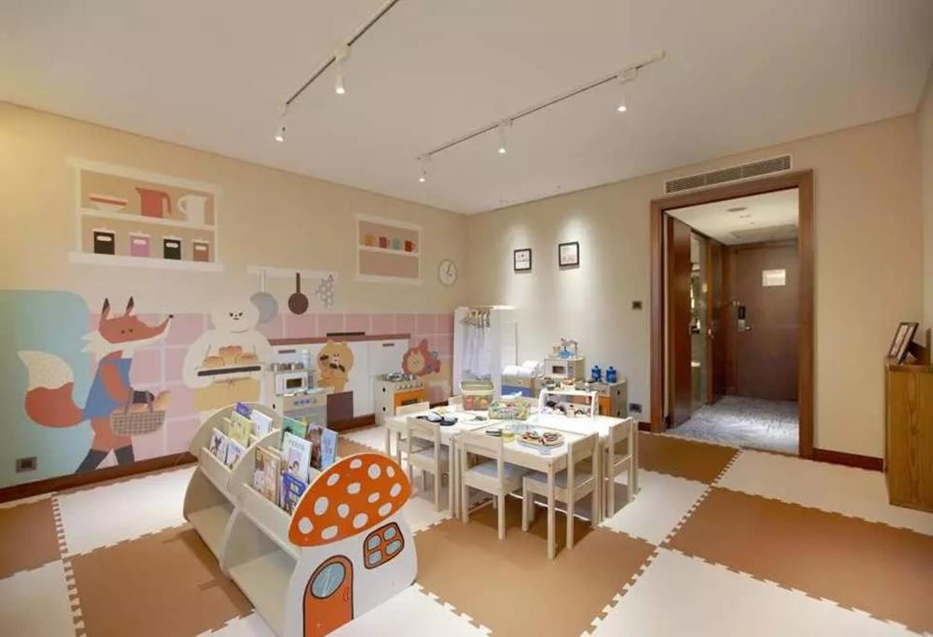 台北親子飯店推薦 - 台北喜來登大飯店手拉手樂園的娃娃廚房區